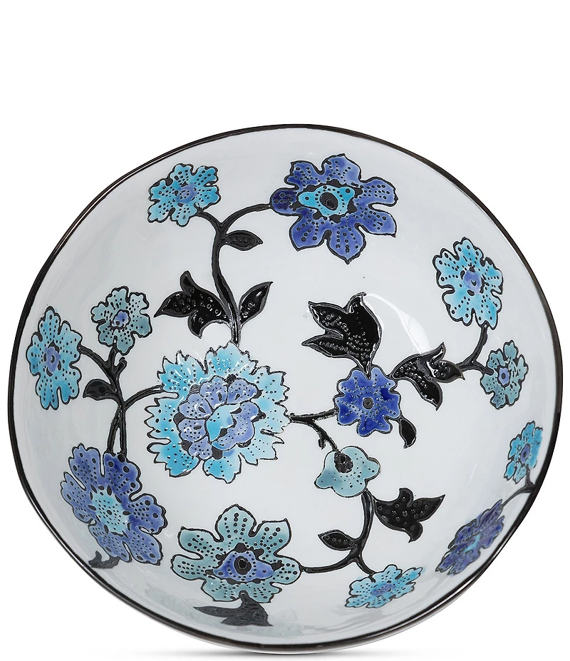 Park Hill Periwinkle Vine Pattern Bowl