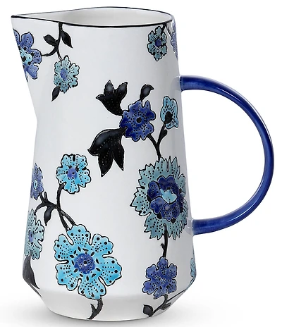 Park Hill Periwinkle Vine Pattern Pitcher