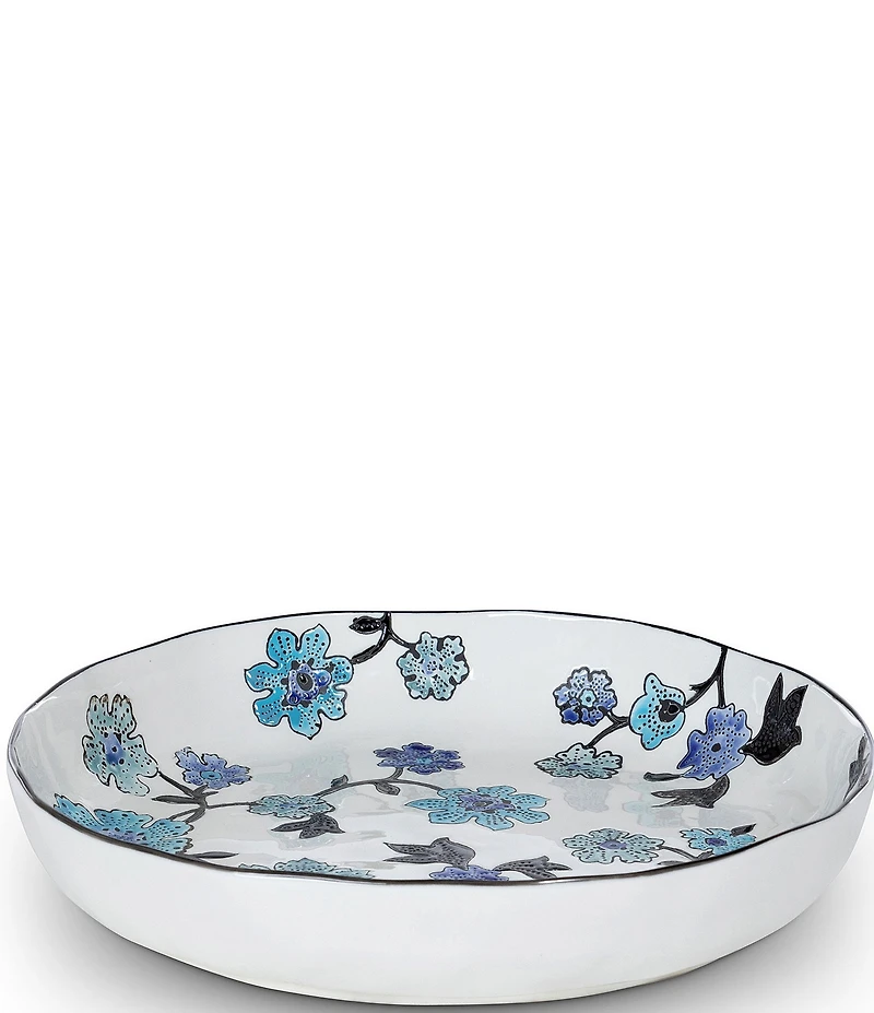 Park Hill Periwinkle Vine Pattern Serving Bowl