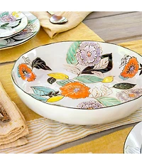Park Hill Poppy Garden Stoneware Serving Plate
