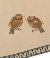 Park Hill Roost Embroidered Pattern Runner