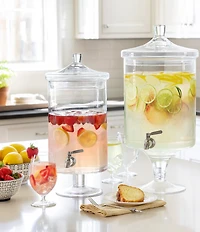Park Hill Sleek Crystal Beverage Dispenser, 8qt.
