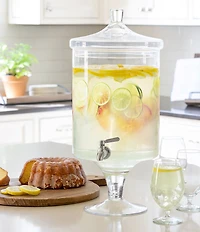 Park Hill Sleek Crystal Dispenser, 12-quart