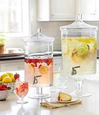 Park Hill Sleek Crystal Dispenser, 12-quart