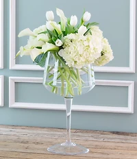 Park Hill Southern Classic Collection Basia Glass Tall Stemmed Bowl