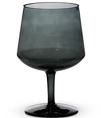 Park Hill Urban Farmhouse Collection Florian Smoked Glass Short Stemmed Bowl