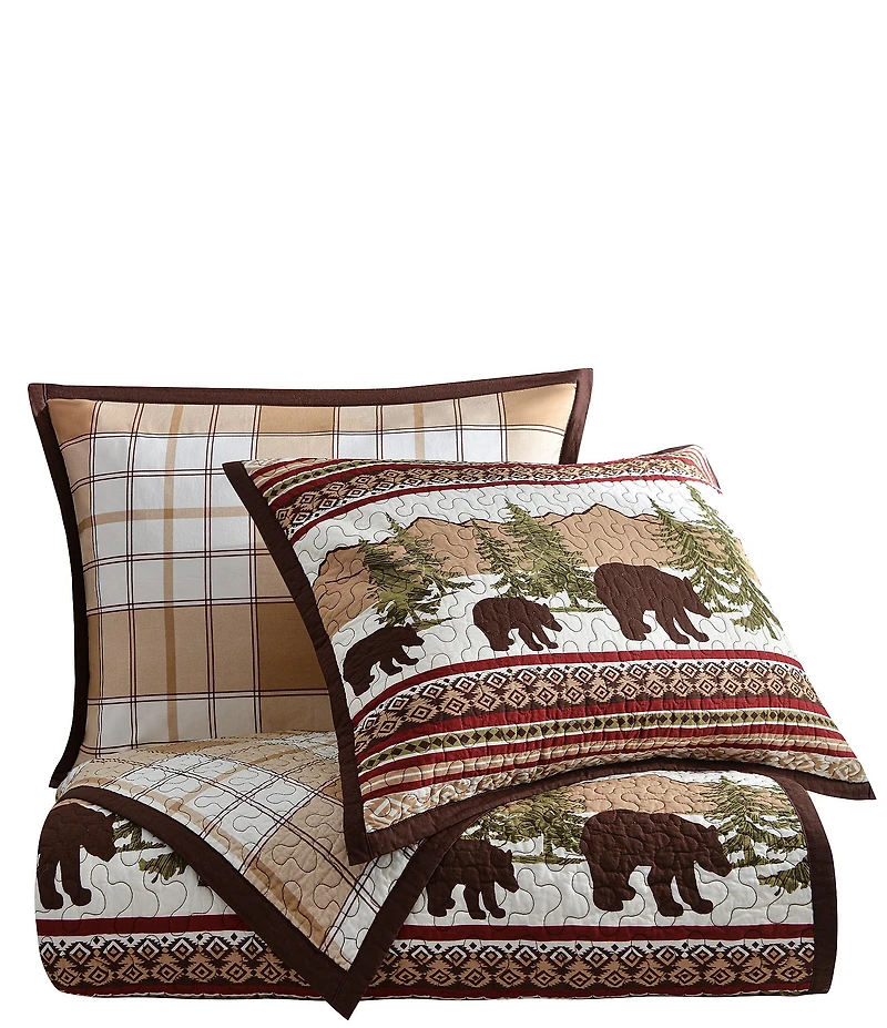 HiEnd Accents x Paseo Road Bear Trail Reversible Quilt Mini Set