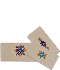 HiEnd Accents x Paseo Road Bonita Embroidered Floral 3-Piece Bath Towel Set