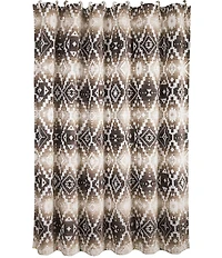 HiEnd Accents x Paseo Road Chalet Southwestern Geometric Pattern Shower Curtain
