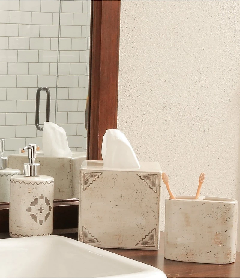 HiEnd Accents x Paseo Road Dakota Ceramic Tissue Box Cover