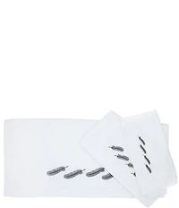 HiEnd Accents x Paseo Road Embroidered Feather 3-Piece Bath Towel Set