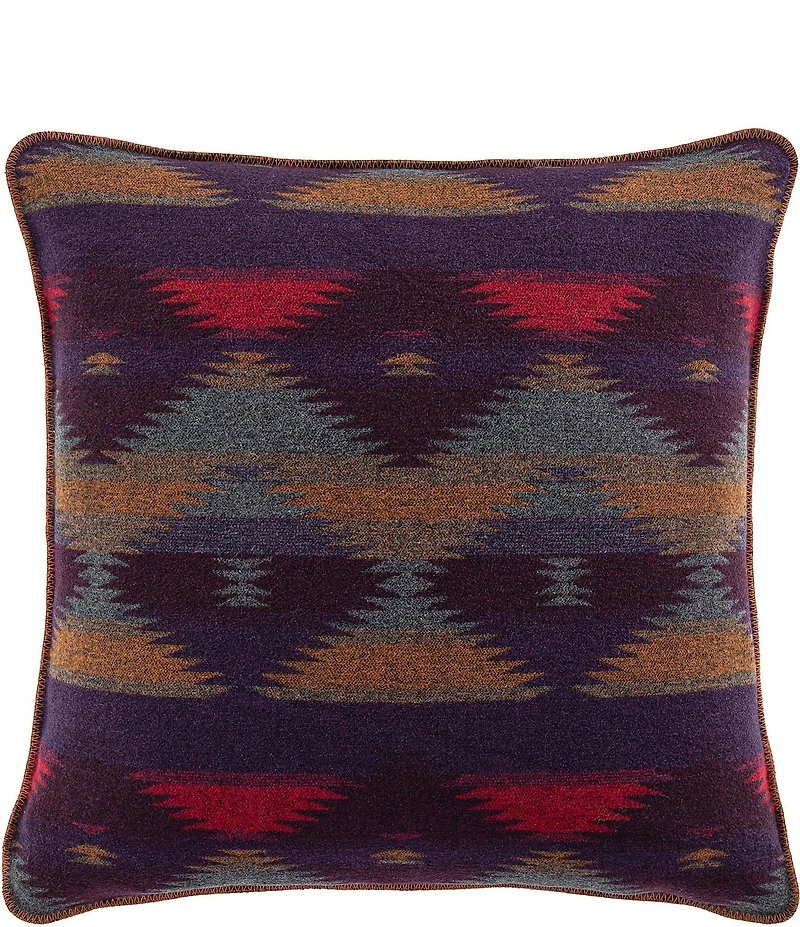 HiEnd Accents x Paseo Road Gila Geometric Print Wool Blend Euro Sham