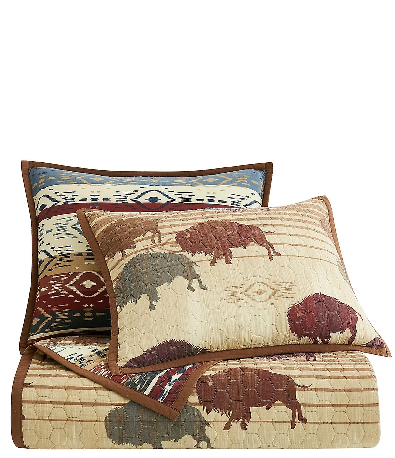 HiEnd Accents x Paseo Road Home on the Range Reversible Quilt Mini Set
