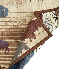 HiEnd Accents x Paseo Road Home on the Range Reversible Quilt Mini Set