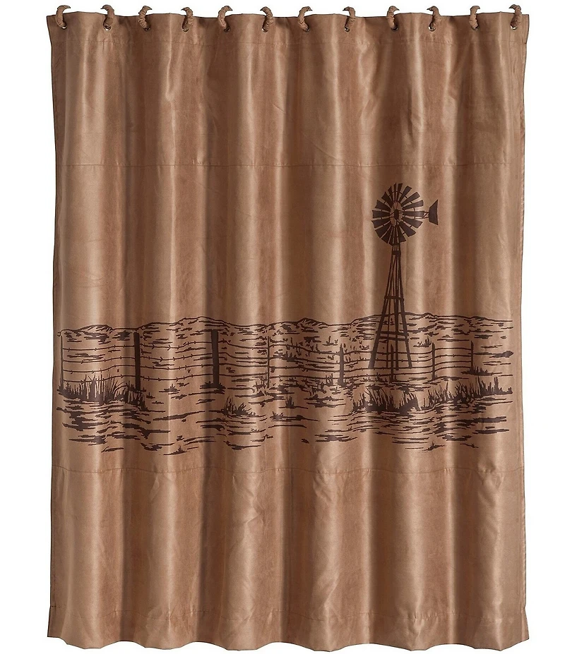 HiEnd Accents x Paseo Road Jasper Landscape Shower Curtain