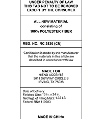 HiEnd Accents x Paseo Road Ranch Life Western Texas Longhorn Steer Indoor/Outdoor Reversible Pillow