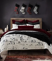 HiEnd Accents x Paseo Road Ranch Life Western Toile Reversible Quilt Mini Set