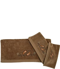Paseo Road Rebecca Embroidered Western Paisley 3-Piece Bath Towel Set