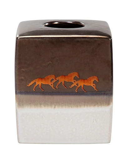HiEnd Accents x Paseo Road Running Horse Remuda Ceramic Tissue Box Cover