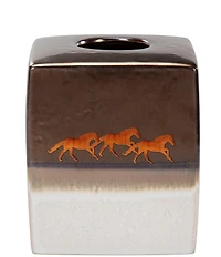 HiEnd Accents x Paseo Road Running Horse Remuda Ceramic Tissue Box Cover