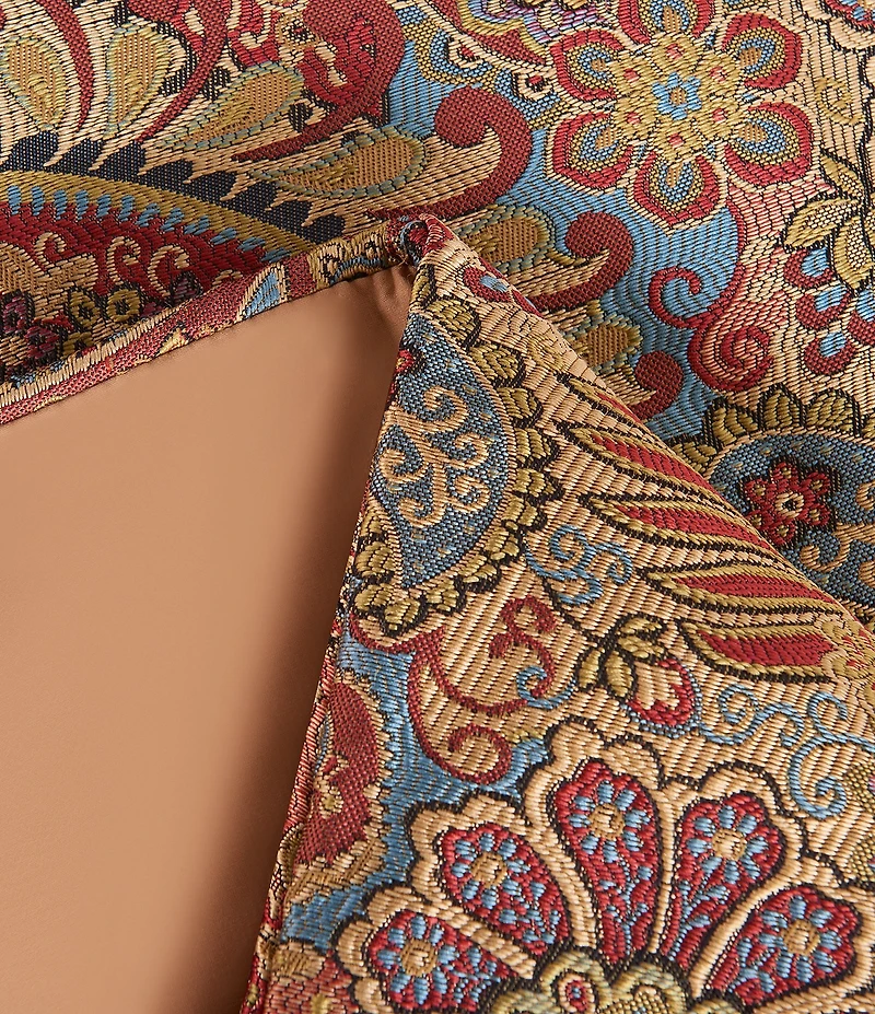 HiEnd Accents x Paseo Road San Angelo Paisley & Ruffled Teal Suede Comforter set