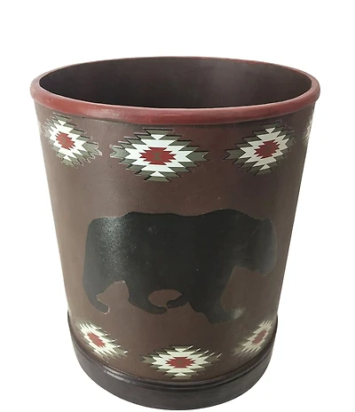 HiEnd Accents x Paseo Road Southwestern Bear Wastebasket