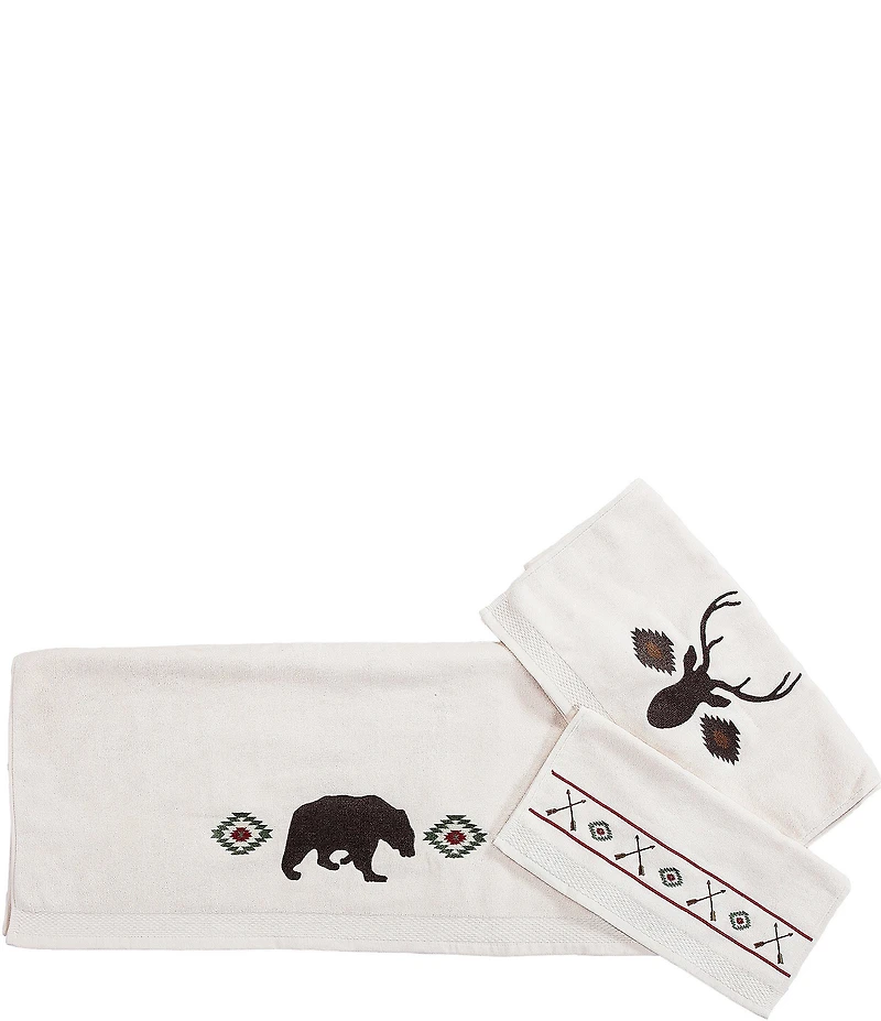 HiEnd Accents x Paseo Road Southwestern Bear 3-Piece Bath Towel Set