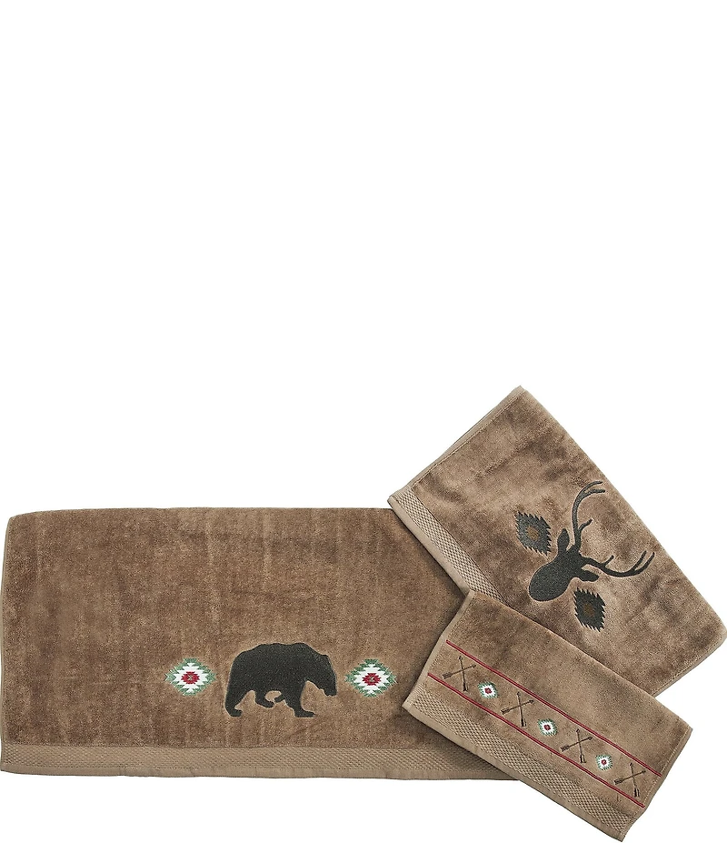 HiEnd Accents x Paseo Road Southwestern Bear 3-Piece Bath Towel Set