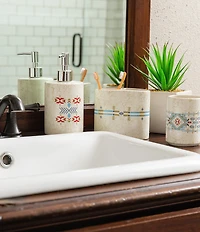 HiEnd Accents x Paseo Road Spirit Valley Southwestern Inspired 3-Piece Bath Countertop Accessory Set