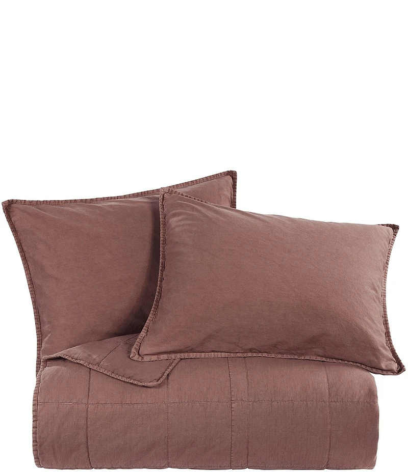 HiEnd Accents Stonewashed Cotton Canvas Coverlet Mini Set