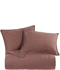 HiEnd Accents Stonewashed Cotton Canvas Coverlet Mini Set