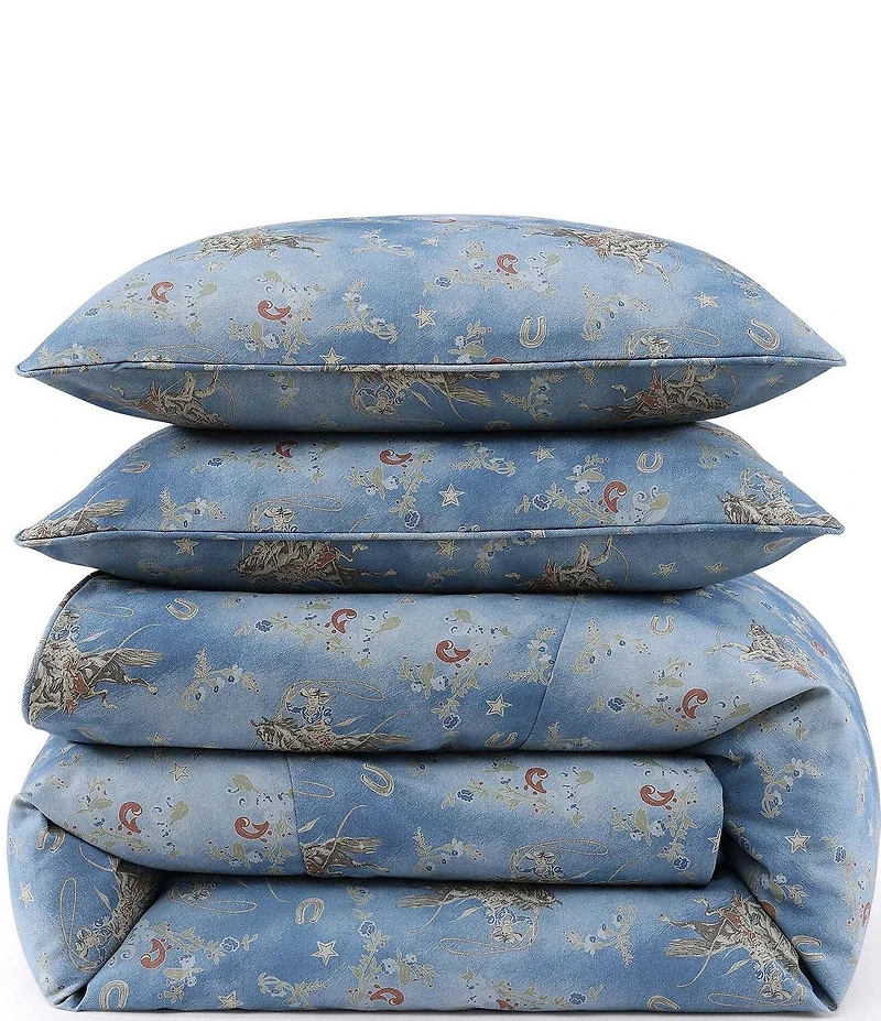 HiEnd Accents x Paseo Road Tasha Polizzi Collection Lee Western Duvet Cover Mini Set