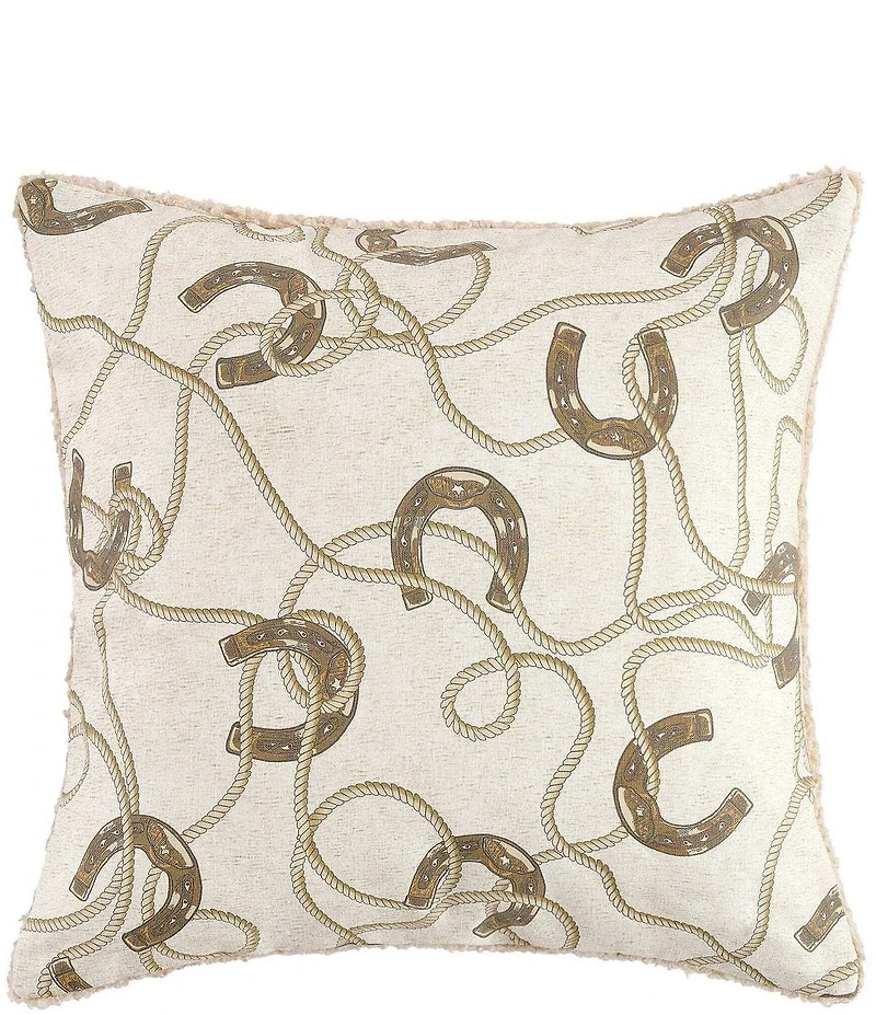 HiEnd Accents x Paseo Road Tasha Polizzi Collection Pierre Equestrian Western Square Pillow