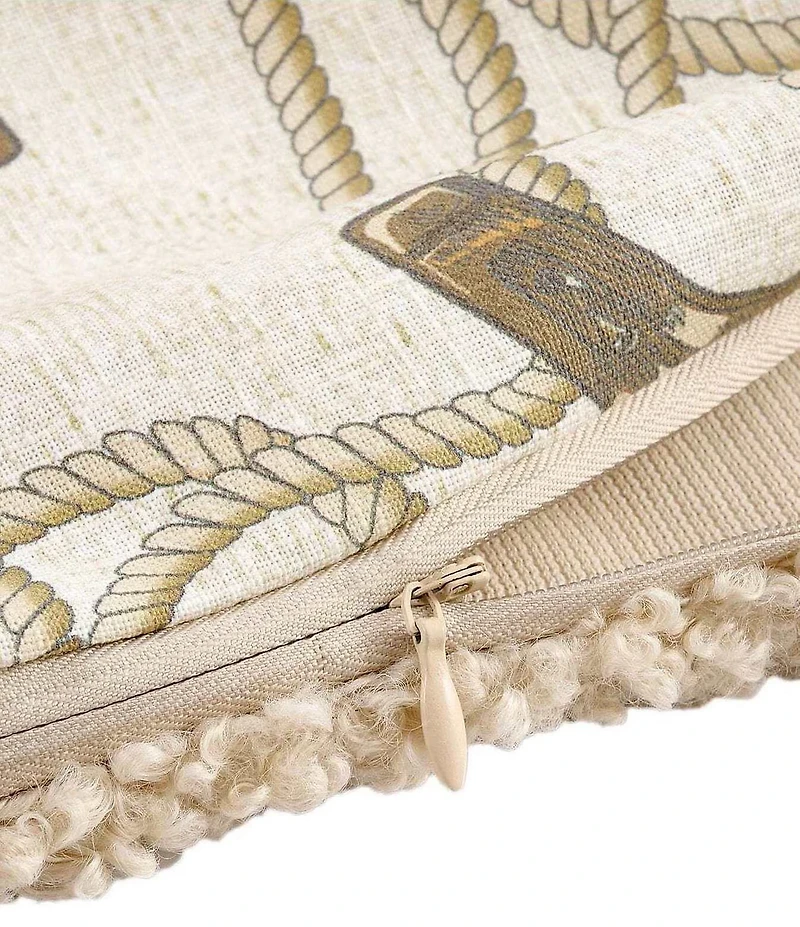 HiEnd Accents x Paseo Road Tasha Polizzi Collection Pierre Equestrian Western Square Pillow
