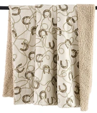 HiEnd Accents x Paseo Road Tasha Polizzi Collection Pierre Equestrian Western Throw Blanket
