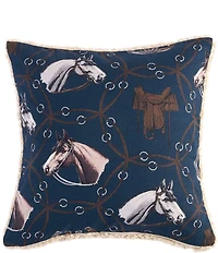 HiEnd Accents x Paseo Road Tasha Polizzi Collection Saratoga Western Teddy Square Pillow