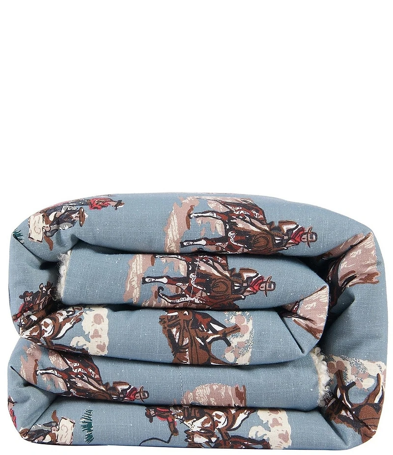 HiEnd Accents x Paseo Road Tasha Polizzi Collection Western American Frontier Teddy Throw Blanket