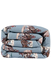 HiEnd Accents x Paseo Road Tasha Polizzi Collection Western American Frontier Teddy Throw Blanket