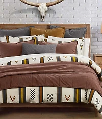 Paseo Road by HiEnd Accents Toluca Cotton Canvas Comforter Mini Set