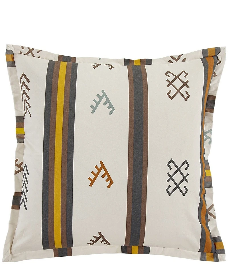 HiEnd Accents x Paseo Road Toluca Canvas Cattle Euro Sham