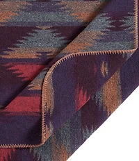 HiEnd Accents x Paseo Road Western Geometric Print Gila Wool Blend Blanket