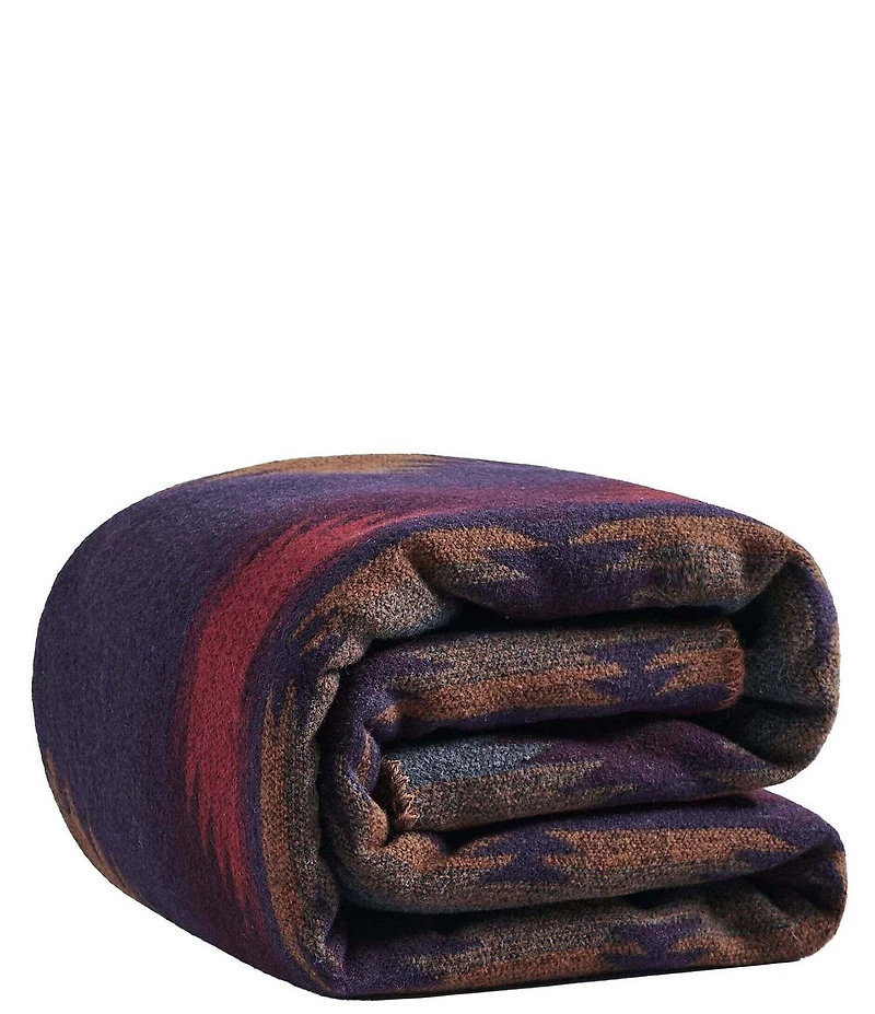 HiEnd Accents x Paseo Road Western Geometric Print Gila Wool Blend Bed Blanket