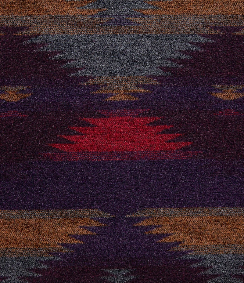 HiEnd Accents x Paseo Road Western Geometric Print Gila Wool Blend Bed Blanket