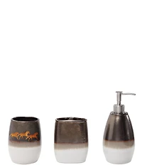 HiEnd Accents x Paseo Road Western Running Remuda 3-Piece Bath Countertop Accessory Set