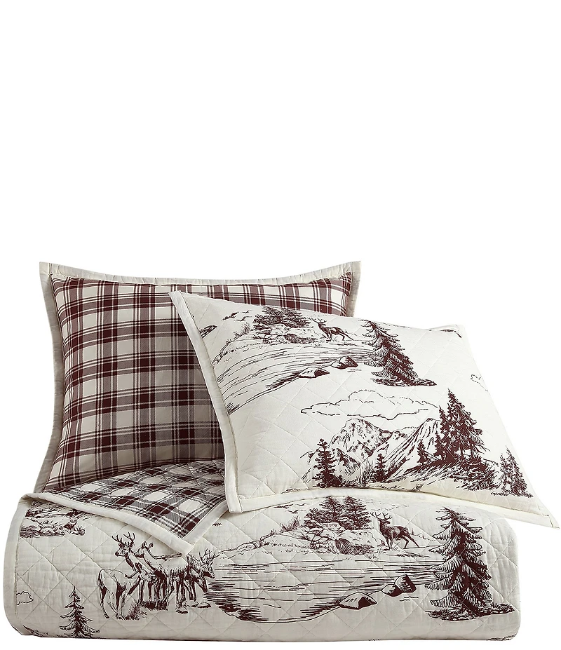 HiEnd Accents x Paseo Road White Pine Reversible Quilt Mini Set