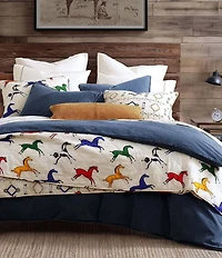 HiEnd Accents x Paseo Road Wild Horses Western Reversible Quilt Mini Set