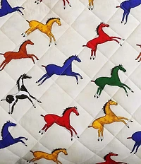 HiEnd Accents x Paseo Road Wild Horses Western Reversible Quilt Mini Set