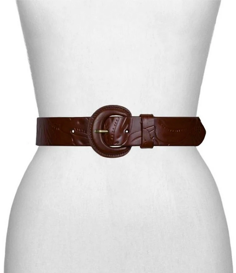 Patricia Nash 1.25#double; Arles Leather Belt