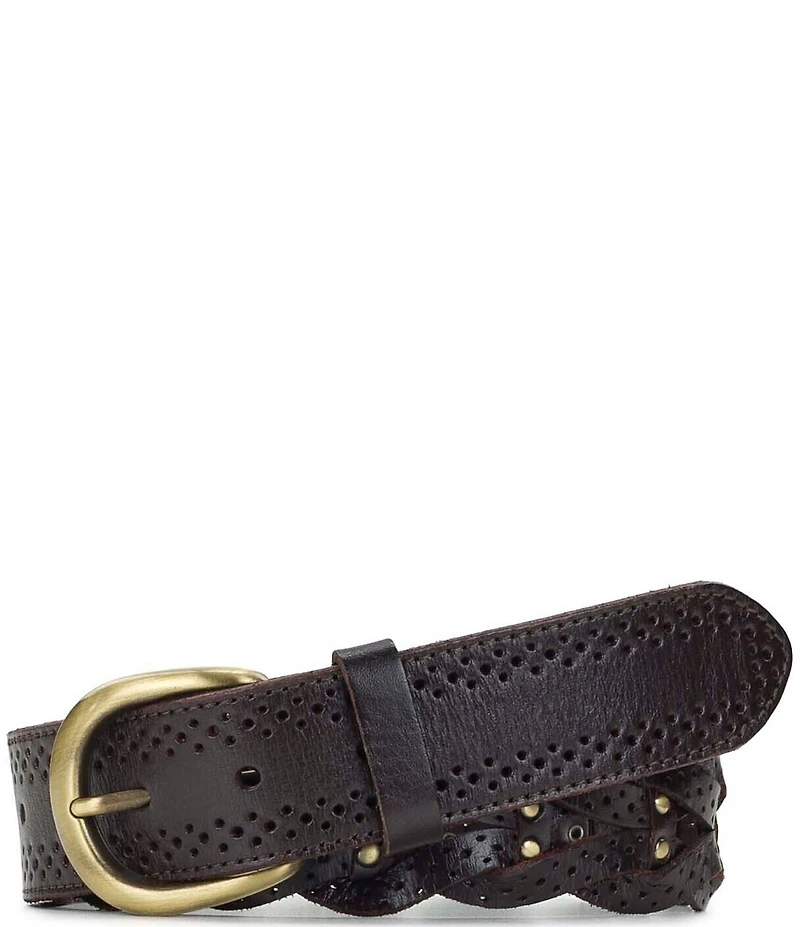 Patricia Nash 1.33#double; Parrano Leather Belt