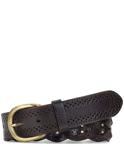 Patricia Nash 1.33#double; Parrano Leather Belt